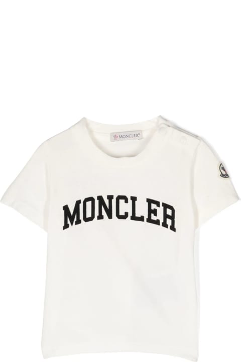 Moncler Sale for Kids Moncler Moncler New Maya T-shirts And Polos White
