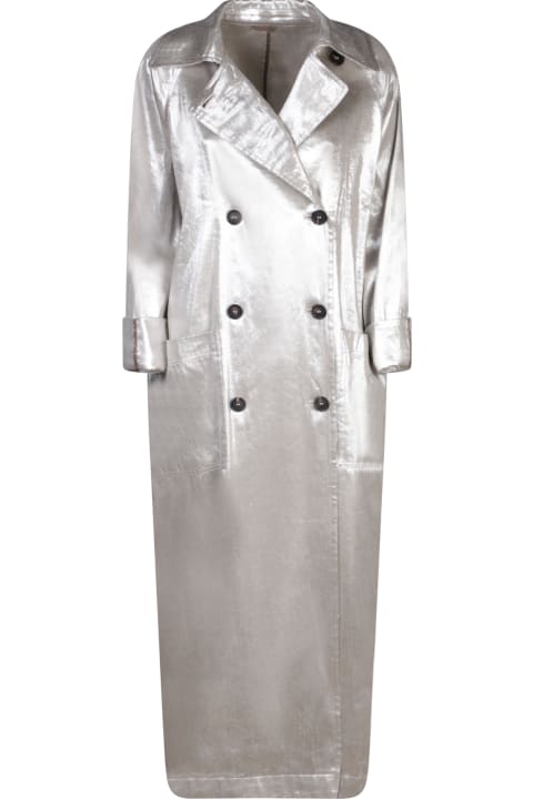 Brunello Cucinelli Clothing for Women Brunello Cucinelli Double-breasted Buttoned Trench Coat