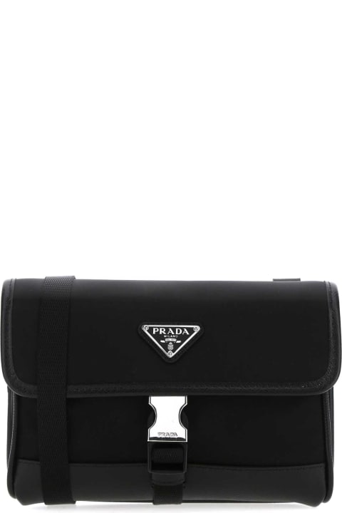 Prada Hi-Tech Accessories for Women Prada Black Re-nylon Phone Case