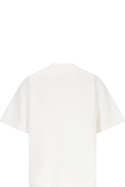 Jil Sander Topwear for Men Jil Sander Logo Cotton T-shirt
