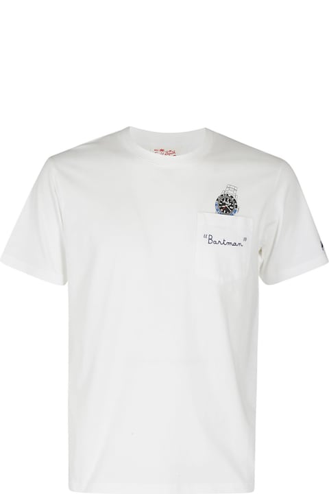 MC2 Saint Barth for Men MC2 Saint Barth Cotton T Shirt With Front Pocket
