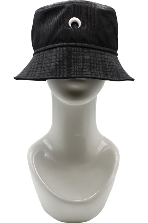 Hats for Women Marine Serre Regenerated Moire Bucket Hat
