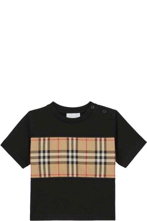 Fashion for Baby Boys Burberry Black T-shirt Baby Boy .