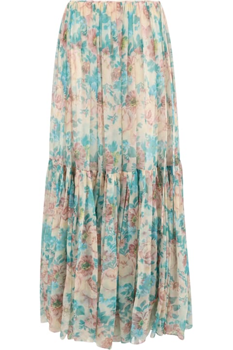 Chloé Skirts for Women Chloé Long Floral Skirt