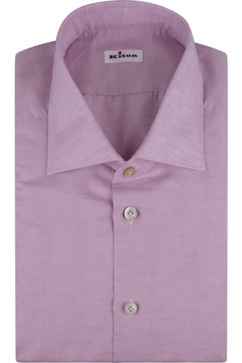 Fashion for Women Kiton Pink Cotton And Linen Shirt