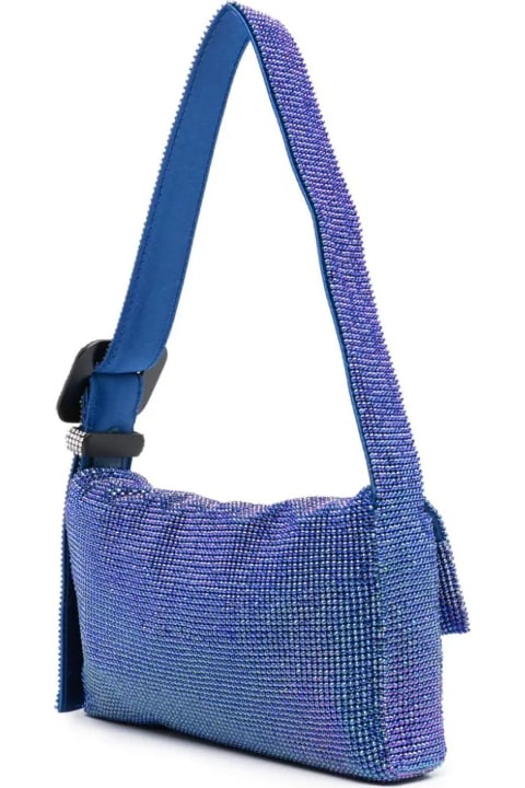 Benedetta Bruzziches Shoulder Bags for Women Benedetta Bruzziches Blue Vitty La Mignon Shoulder Bag