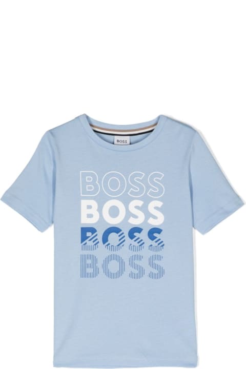 Sale for Kids Hugo Boss T-shirt Con Logo
