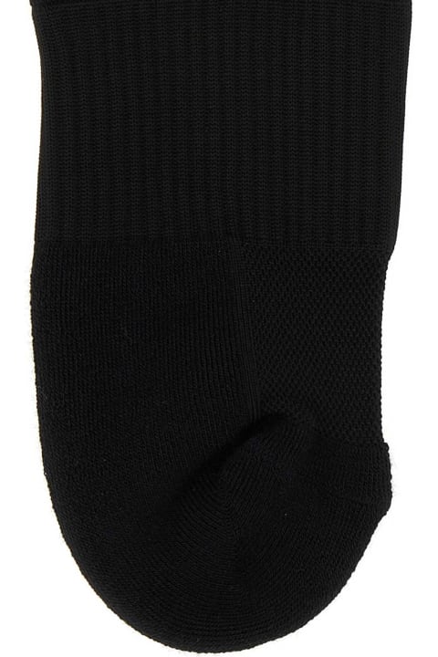Underwear for Men Thom Browne Black Stretch Cotton Blend Socks