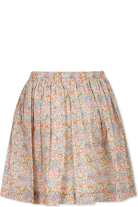 Homeware Bonpoint Multicolor Skirt For Girl With Floral Print