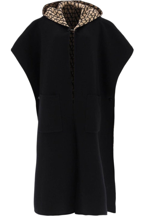 Valentino Coats & Jackets for Women Valentino Straight Hem Short-sleeved Coat