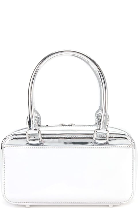 Homeware self-portrait Metallic Leather Mini Tote Bag