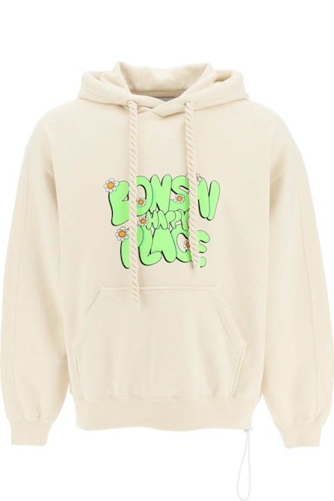 Homeware Bonsai Slogan-printed Drawstring Hoodie