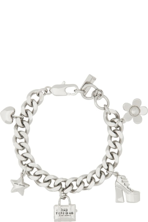 Marc Jacobs Jewelry for Women Marc Jacobs "the Mini Icon Charm" Chain Bracelet
