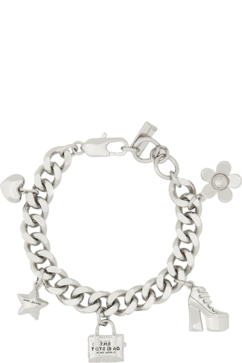 ウィメンズ Marc Jacobsのジュエリー Marc Jacobs "the Mini Icon Charm" Chain Bracelet