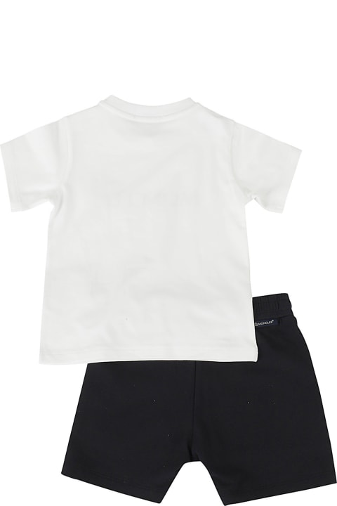 Moncler T-Shirts & Polo Shirts for Baby Boys Moncler 2 Pz Tshirt E Shorts