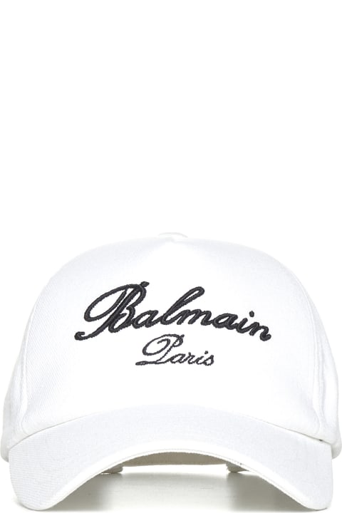 メンズ Balmainの帽子 Balmain Balmain Signature Cotton Cap