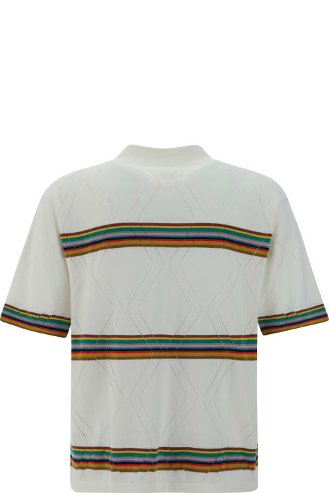 メンズ Paul Smithのシャツ Paul Smith Knitted Ss Shirt