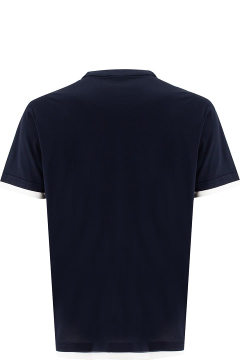 Brioni Topwear for Men Brioni Logo Embroidery T-shirt