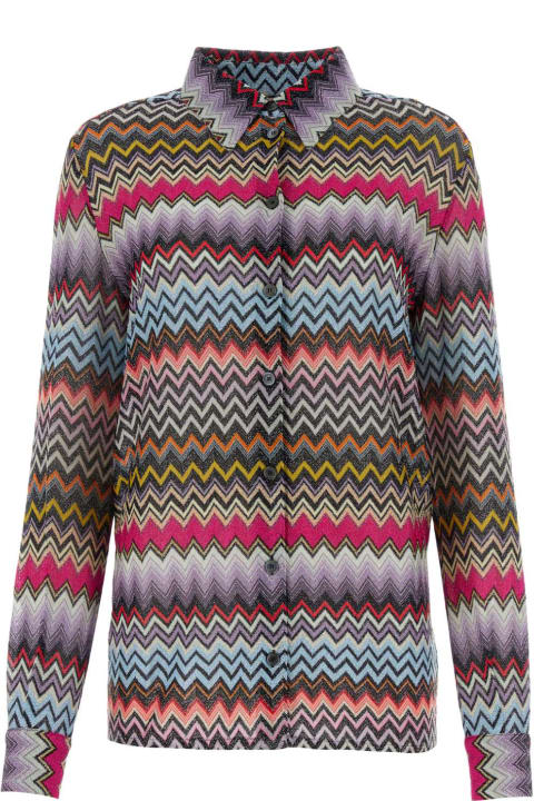 Fashion for Women Missoni Embroidered Viscose Blend Shirt