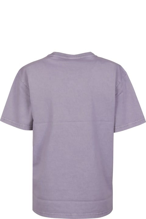 T by Alexander Wang Topwear for Women T by Alexander Wang Puff Logo Bound Neck Essential T-shirt