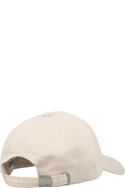 Ganni Hats for Women Ganni Patch Cap