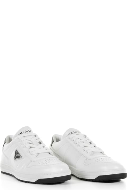 Shoes Sale for Men Prada Downtown Sneakers In Leather