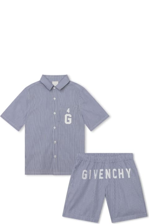 Fashion for Men Givenchy Striped Set With Givenchy 4g Logo