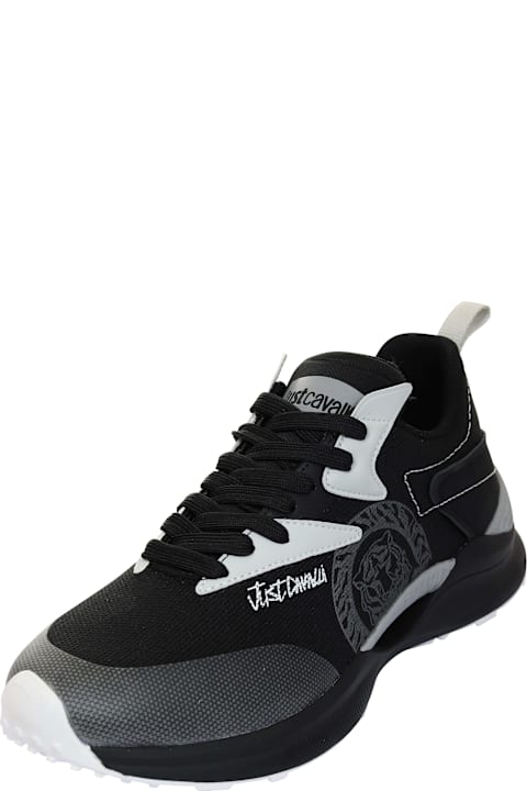 Fashion for Men Just Cavalli Just Cavalli Black Low Top Sneakers