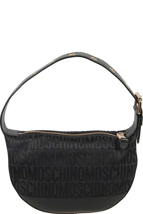 Moschino for Women Moschino Jacquard Logo Shoulder Bag