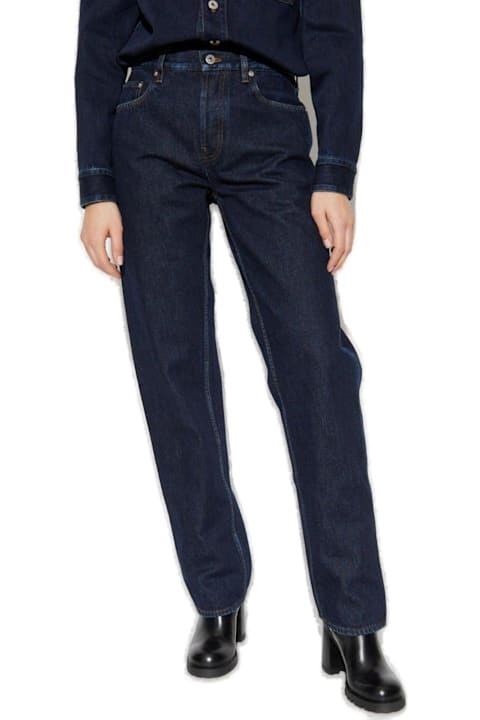 Homeware Burberry Logo Patch Straight-leg Jeans