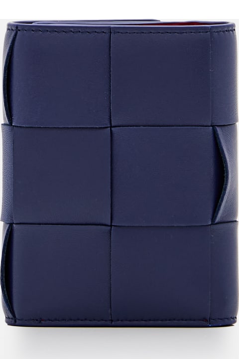 ウィメンズ Bottega Venetaのアクセサリー Bottega Veneta Bicolor Tri-fold Leather Wallet