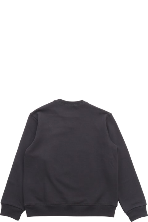 ボーイズ Dsquared2のニットウェア＆スウェットシャツ Dsquared2 Black Sweatshirt With Logo