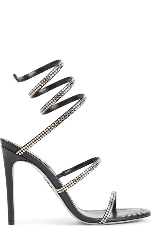 René Caovilla Snake Sandal