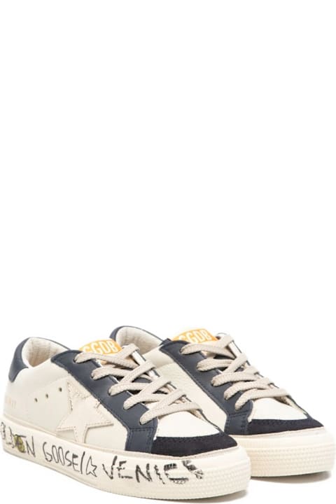 Golden Goose May Nabuk Upper And Vamp Suede Toe Leather Tongue And Heel Laminated Star Signature Foxing