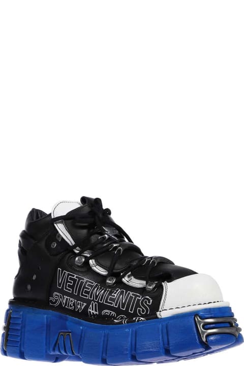 Wedges for Women VETEMENTS Leather Platform Sneakers