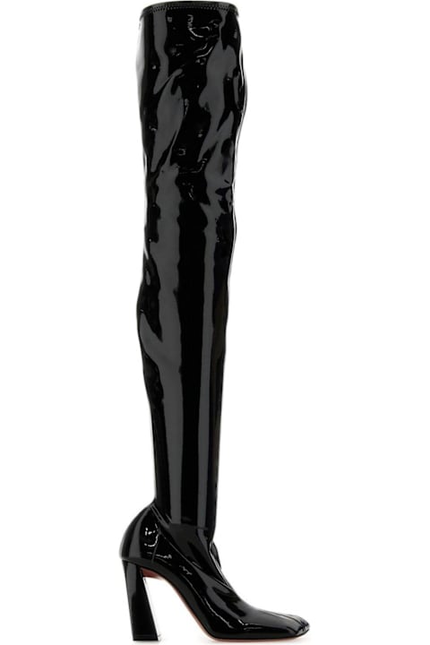 أدوات منزلية Amina Muaddi Marine Stretch Thigh High Boots