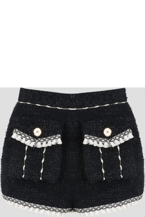 Frayed Tweed Shorts