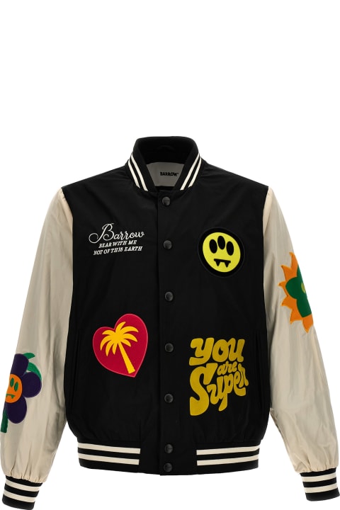 Barrow for Men Barrow Embroidery Bomber Jacket And Patches
