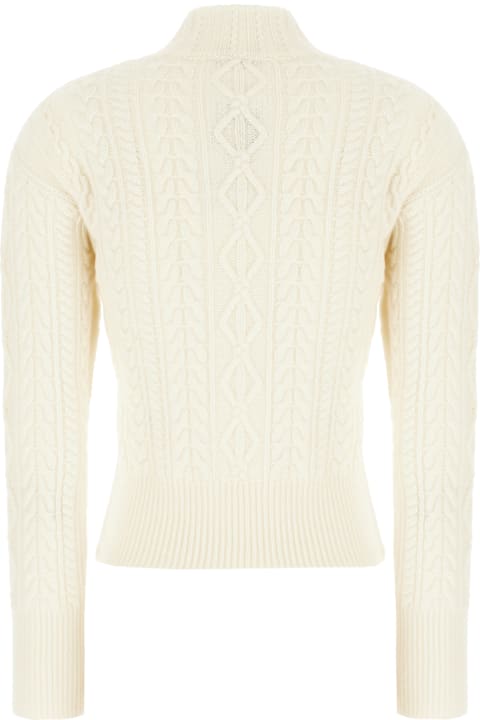 Max Mara for Women Max Mara Ivory Wool Blend Sweater
