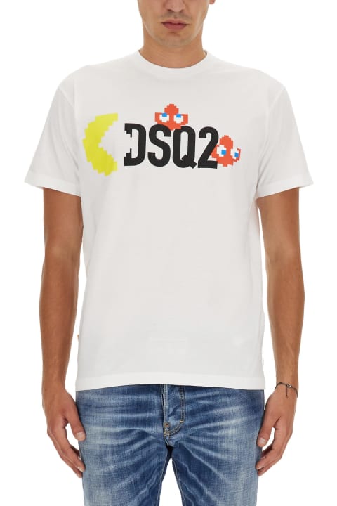 Dsquared2 Topwear for Men Dsquared2 Dsquared X Pac-man T-shirt