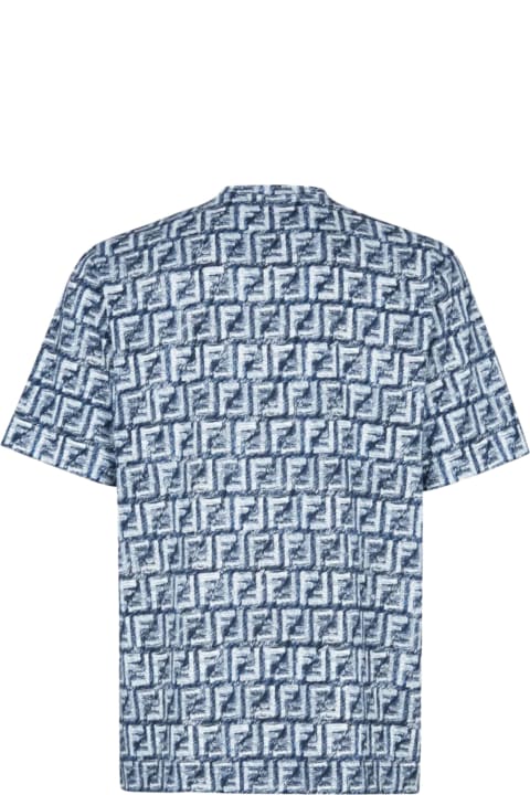 Clothing for Men Fendi T-shirt J.fringed Print Ff