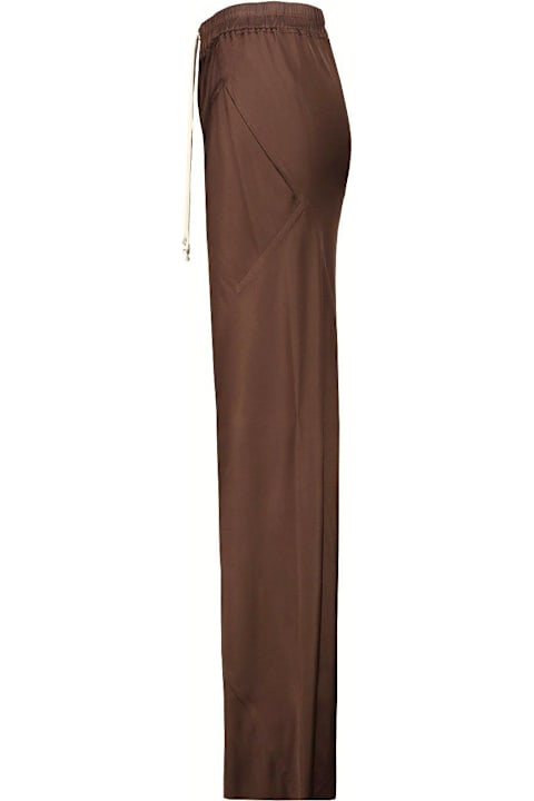 Rick Owens Pants & Shorts for Women Rick Owens Bias Wide-leg Drawstring Trousers