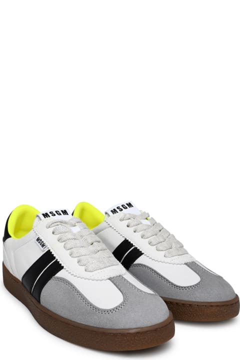 MSGM for Women MSGM Two-tone Suede Sneakers