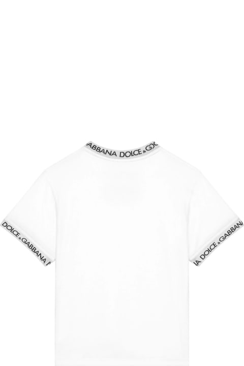 Dolce & Gabbana for Kids Dolce & Gabbana Dolce & Gabbana T-shirts And Polos White