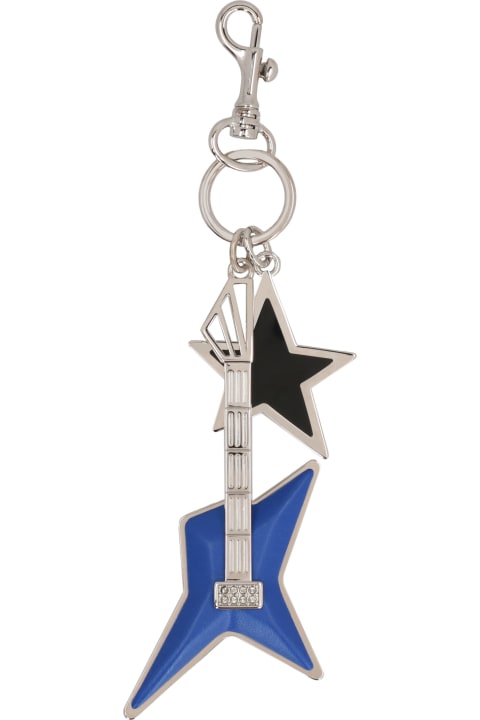 Homeware Versace Silver-tone Metal Key Ring And Clasp