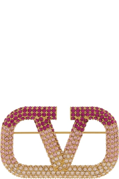 دبابيس زينة لـ السيدات Valentino Garavani "vlogo Signature" Pin