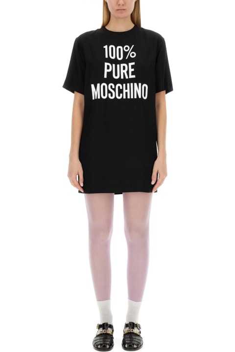 Moschino for Kids Moschino Dress With Logo