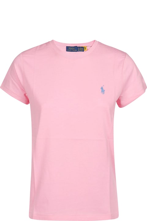 Fashion for Women Polo Ralph Lauren Logo Embroidered Regular T-shirt