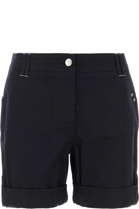 Saint James Pants & Shorts for Women Saint James Midnight Blue Stretch Cotton Shorts