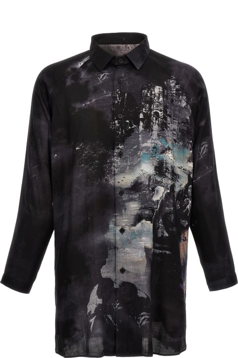 メンズ Yohji Yamamotoのシャツ Yohji Yamamoto 'j-pt Side Gusset' Shirt